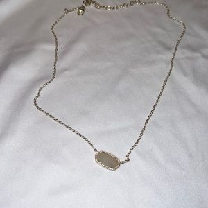 Kendra Scott white Elisa necklace